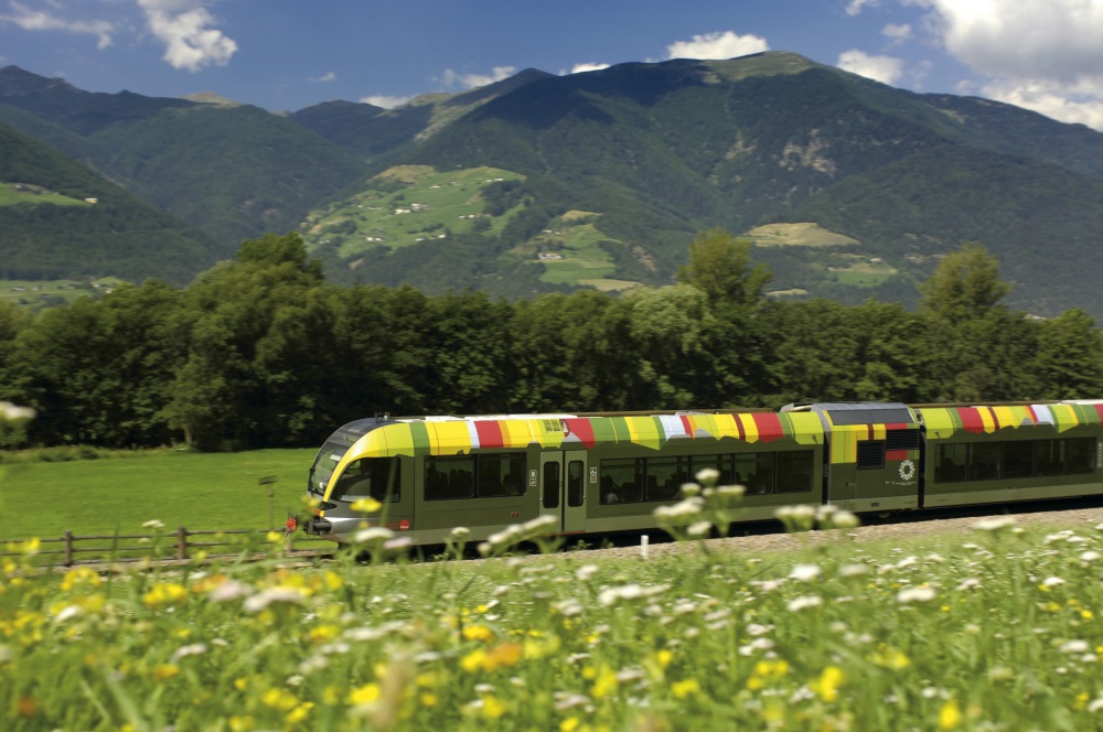 Anreise mit Bahn und Bus Südtirol