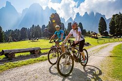 Mountainbike in Val di Funes