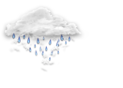 Bedeckt, Schneeregen