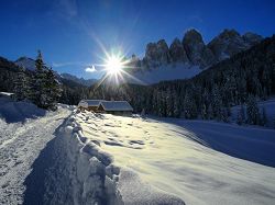 winter Val di Funes