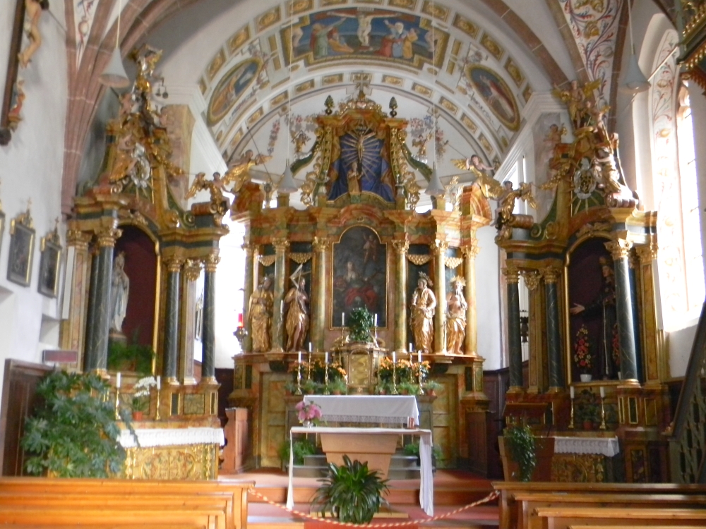 Interior St. Magdalena church